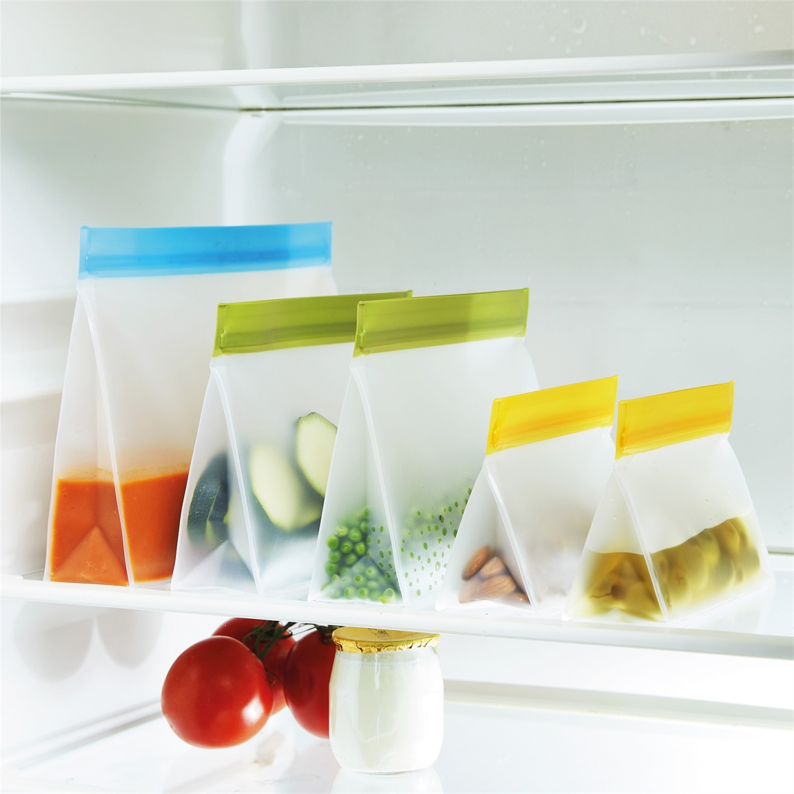 Lot de 5 sachets réutilisables