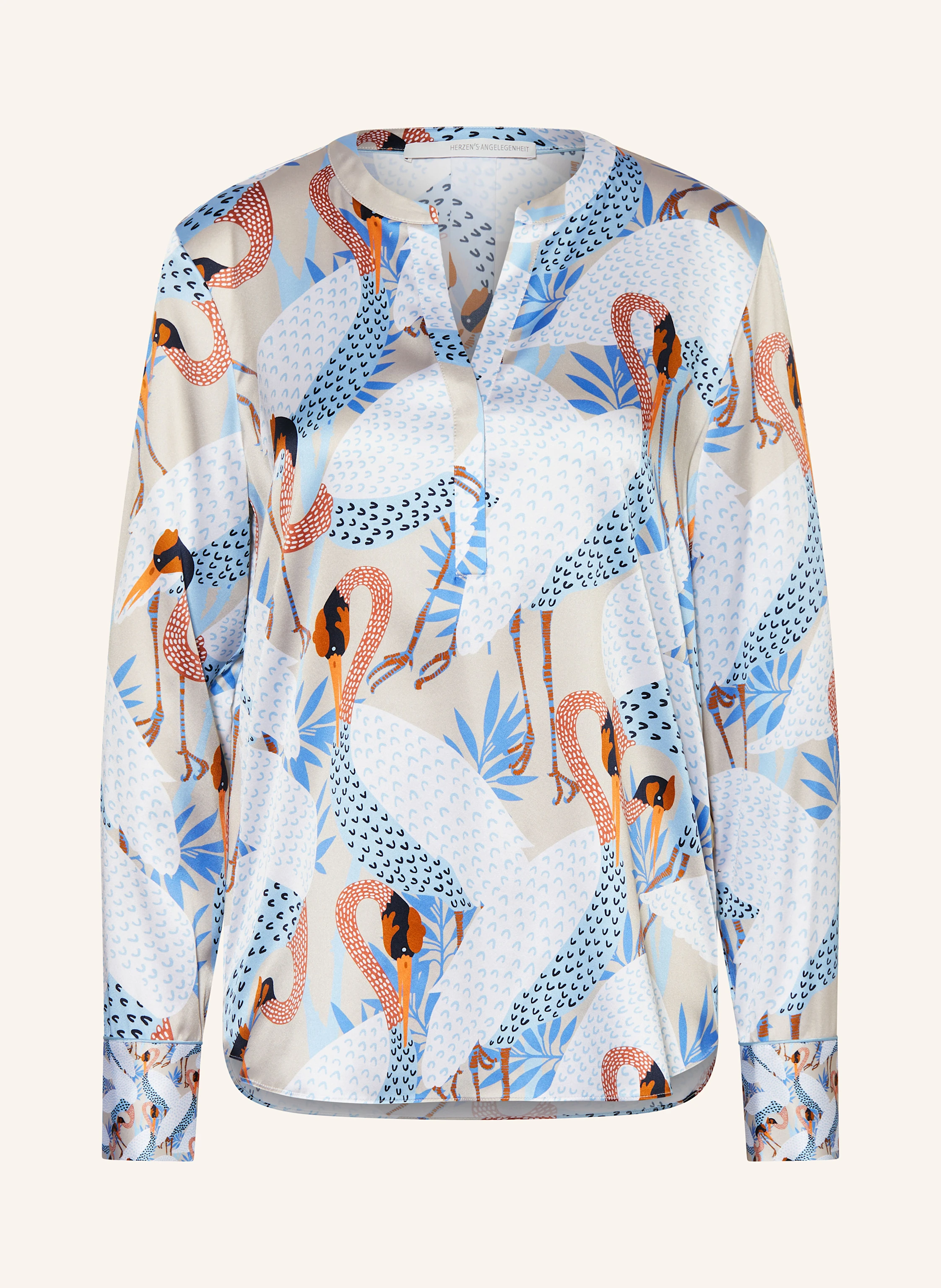 HERZEN'S ANGELEGENHEIT Blusenshirt aus Seide