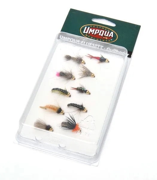Umpqua Flies Umpqua Fluesett - Gullhoder