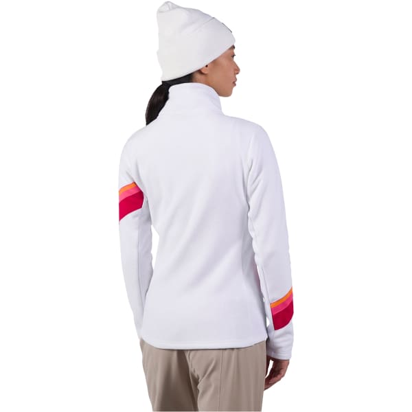 Veste polaire ROSSIGNOL W STRAWPILE FLEECE FZ WHITE