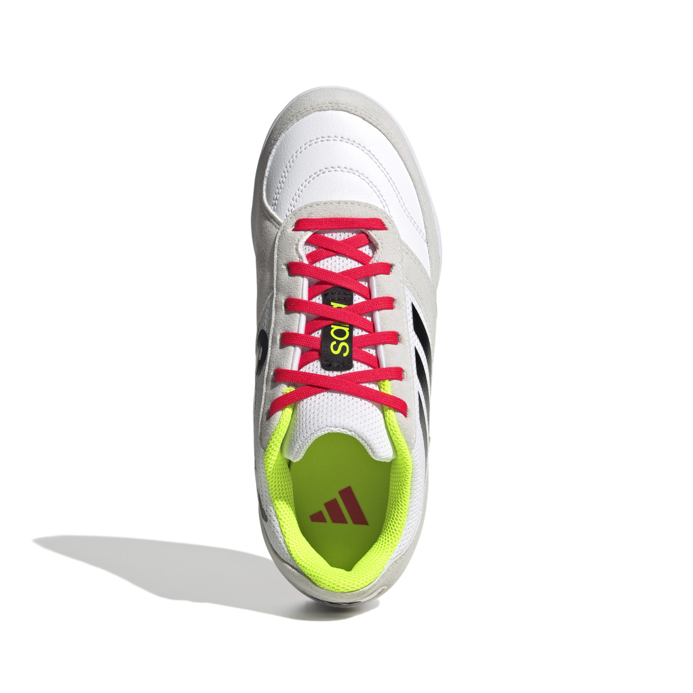 Adidas Top Sala Competition II Zaalvoetbalschoenen (IN) Kids Wit Grijs Rood Geel