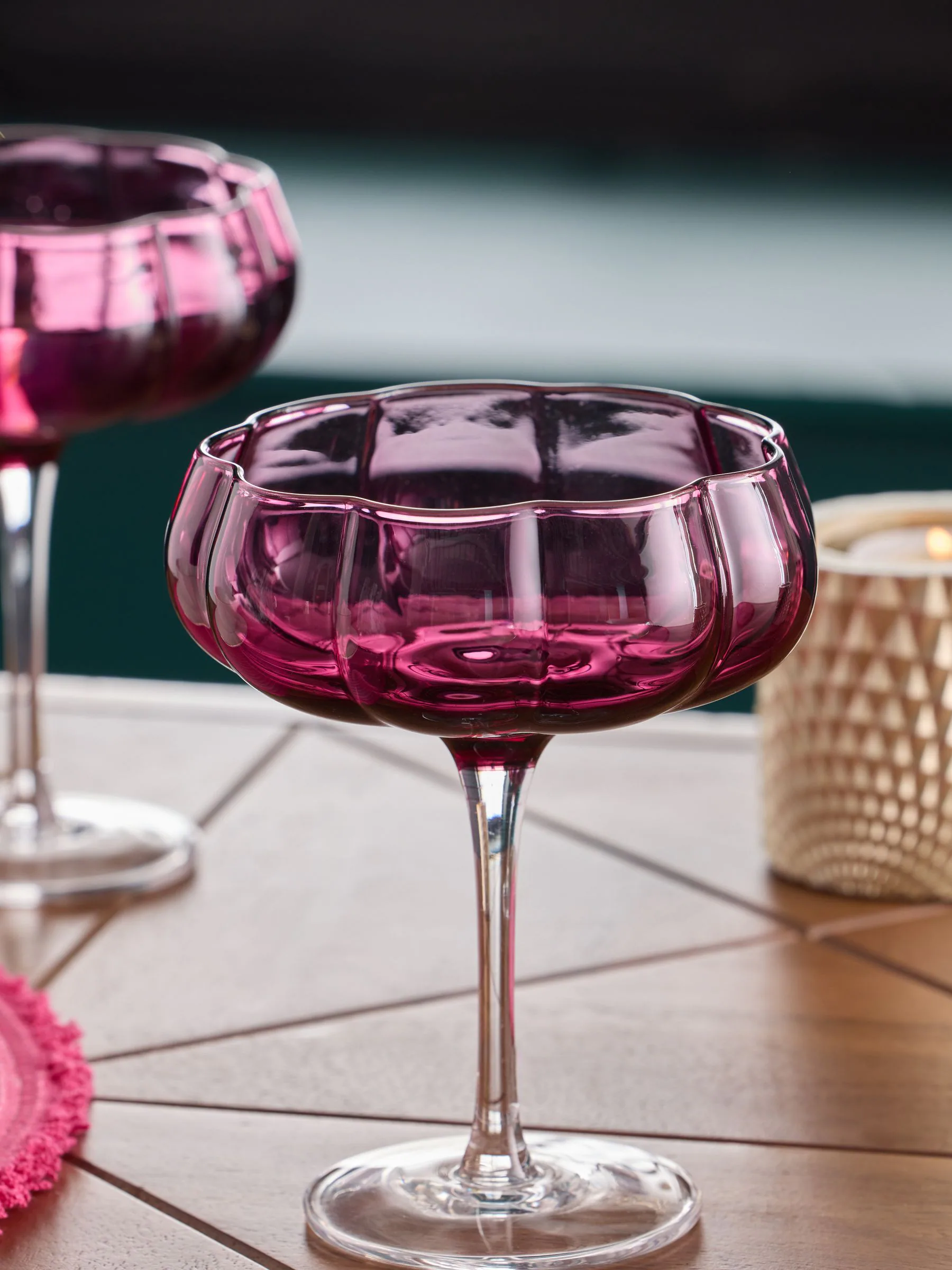 Set van 2 Ottilie-cocktailglazen