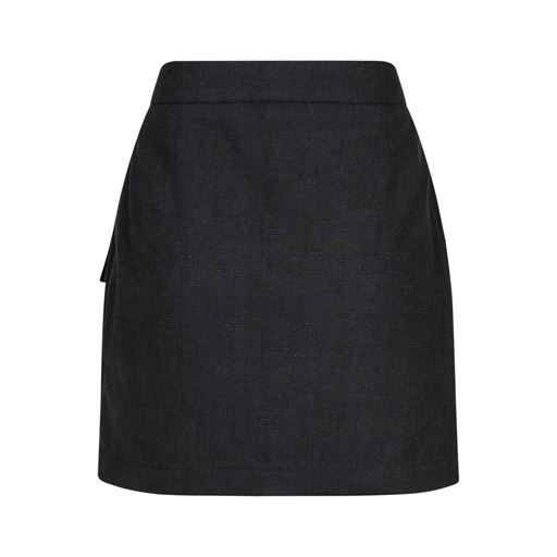 Neo Noir Janet Structure Nederdel, Black, 34