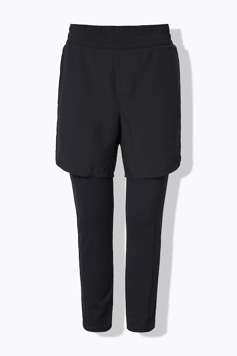 Sport-Tights mit Shorts, Tight Fit, High Waist