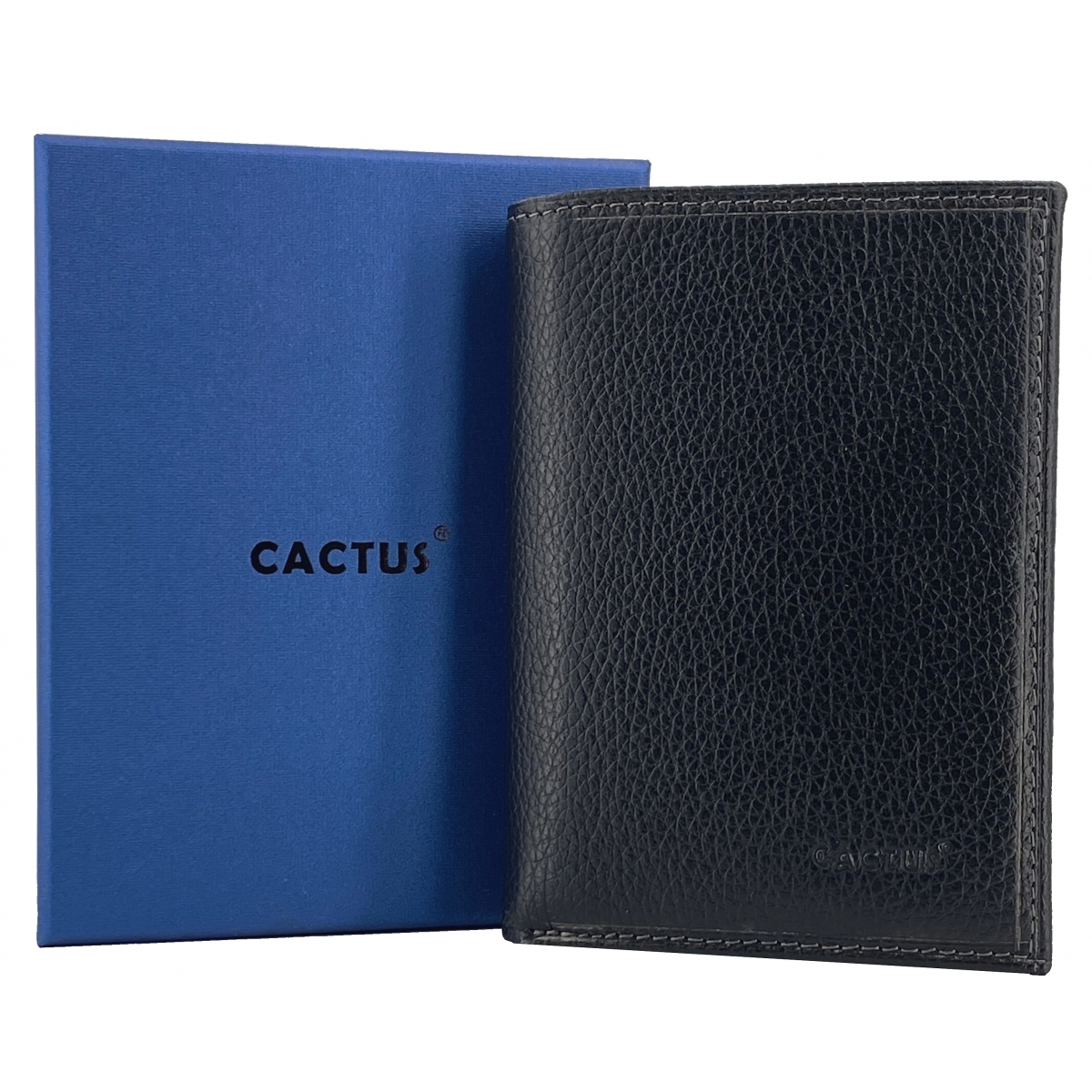 Cactus Portefeuille cuir de vachette anti-RFID Cactus