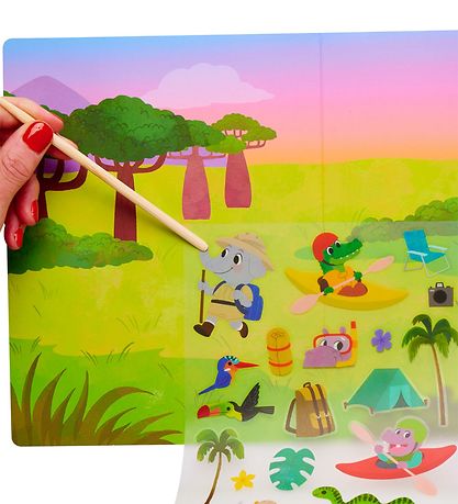 Ooly Aufkleber-Set - Set The Scene - Jungle Journey