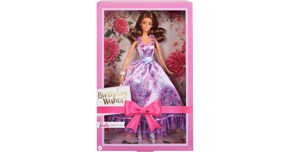 BarbieSignature - Birthday Wishes Collectible - Lilac dress Pop  (65e verjaardag)