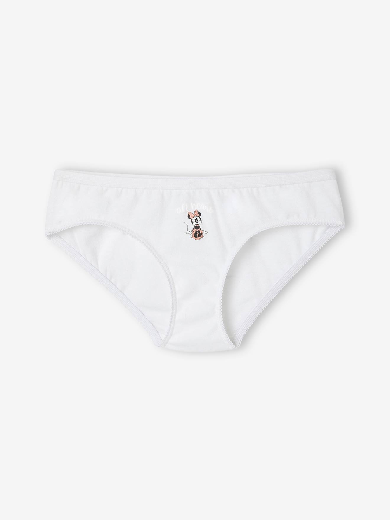 Pacote com 7 calcinhas listradas azul-marinho da DS® Minnie