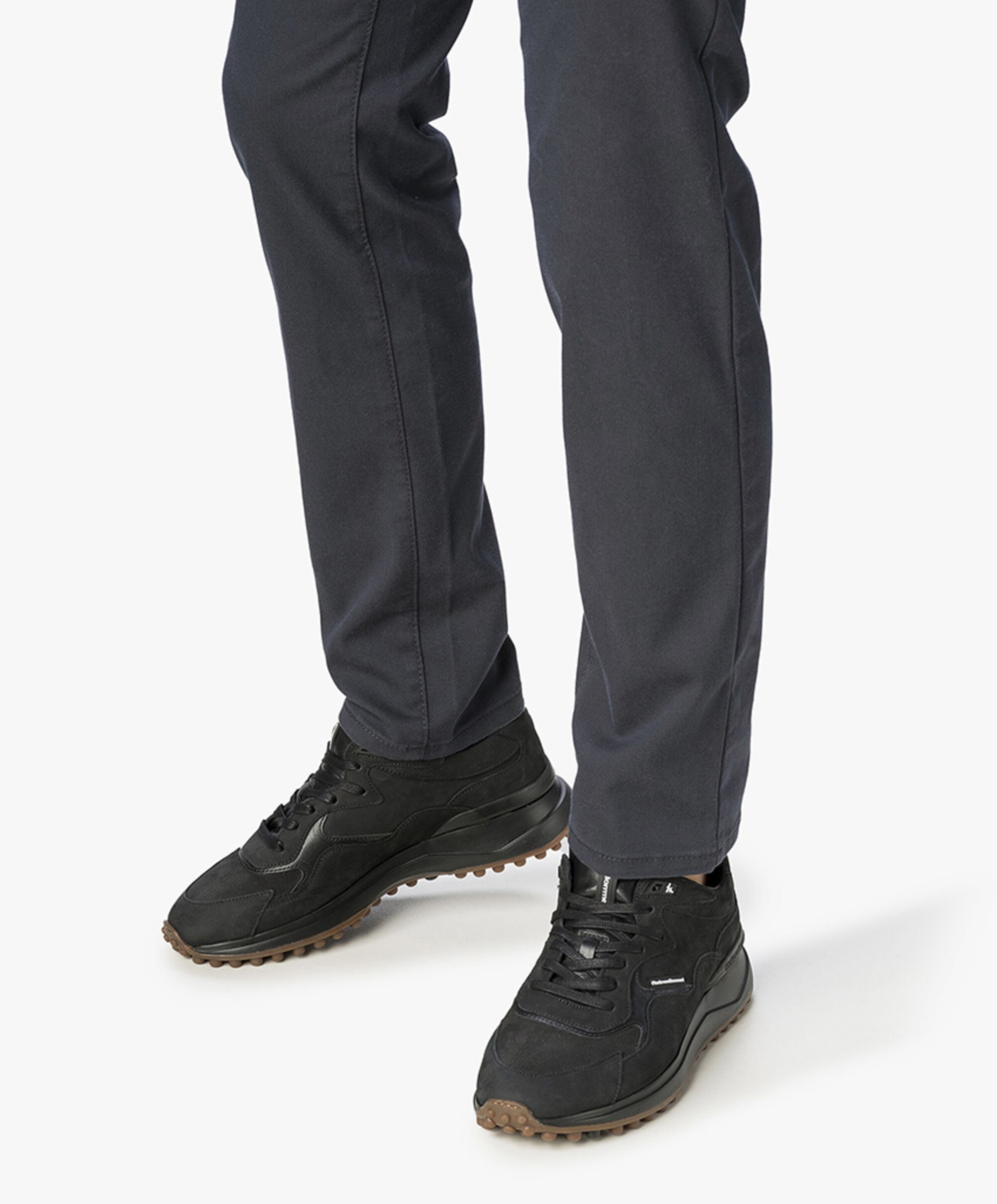 Floris van Bommel heren sneakers zwart