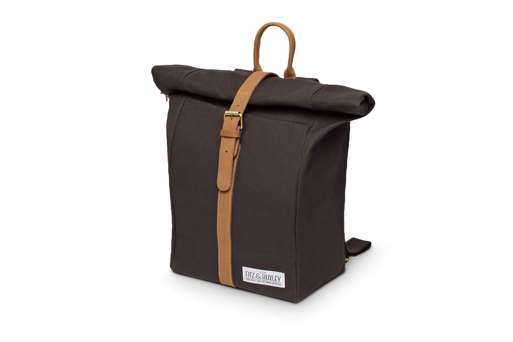 Fitz & Huxley Rolltop-Rucksack CONVEYOR (Typ: 12l, grau)