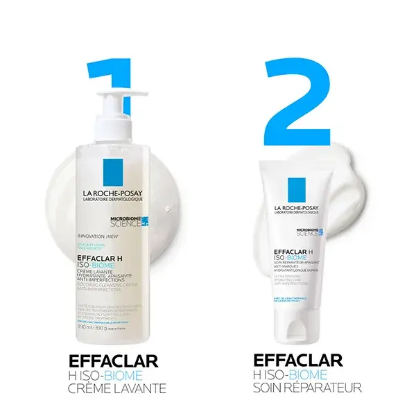 La Roche-Posay Effaclar H Iso-Biome Cuidado Suavizante e Reparador 40ml