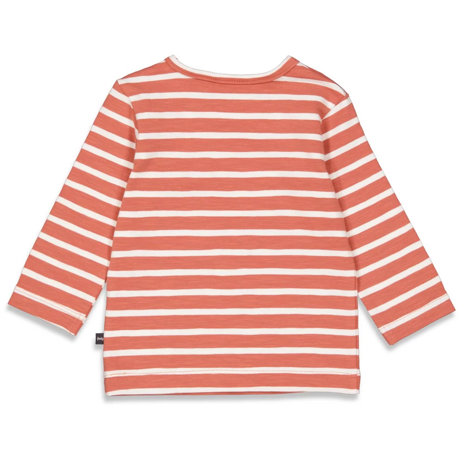 Feetje Langarmshirt Good Vibe Tribe Brique