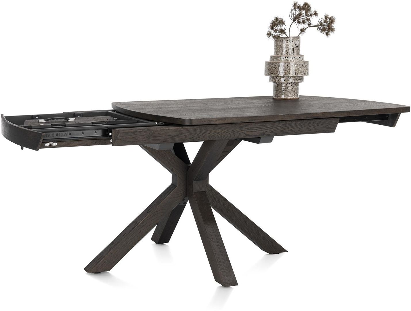 Henders en Hazel Nyon Uitschuiftafel Basalt 140cm