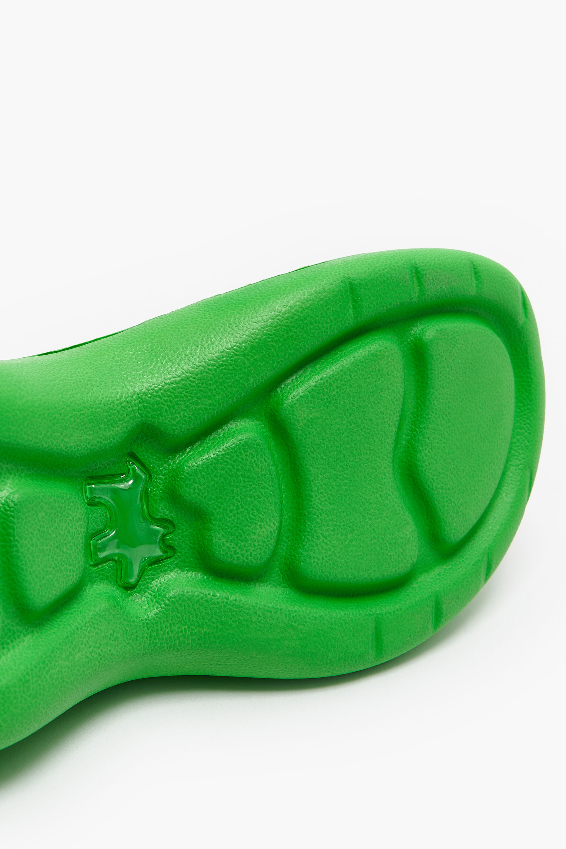 Chinelo plataforma verde