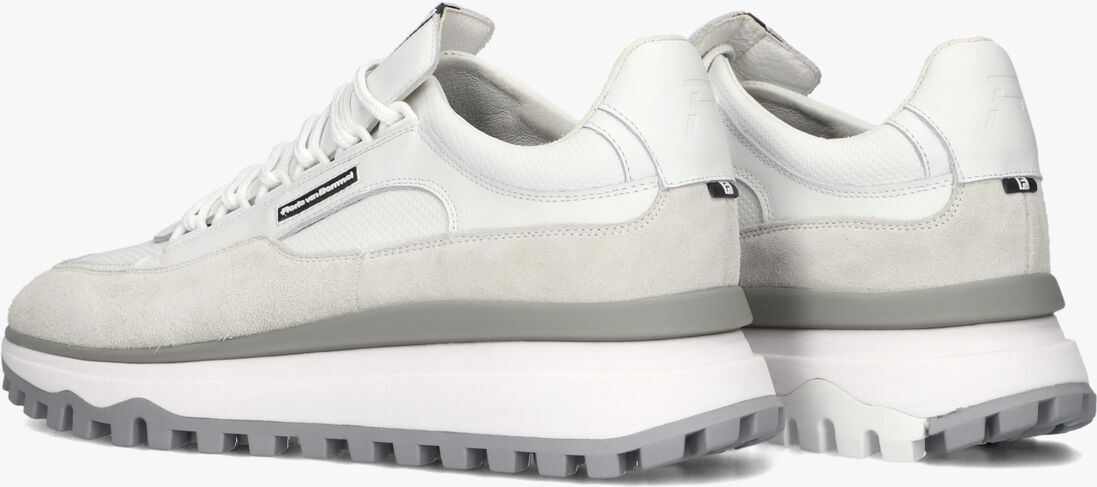 witte floris van bommel lage sneakers sfm-10248 de gripper