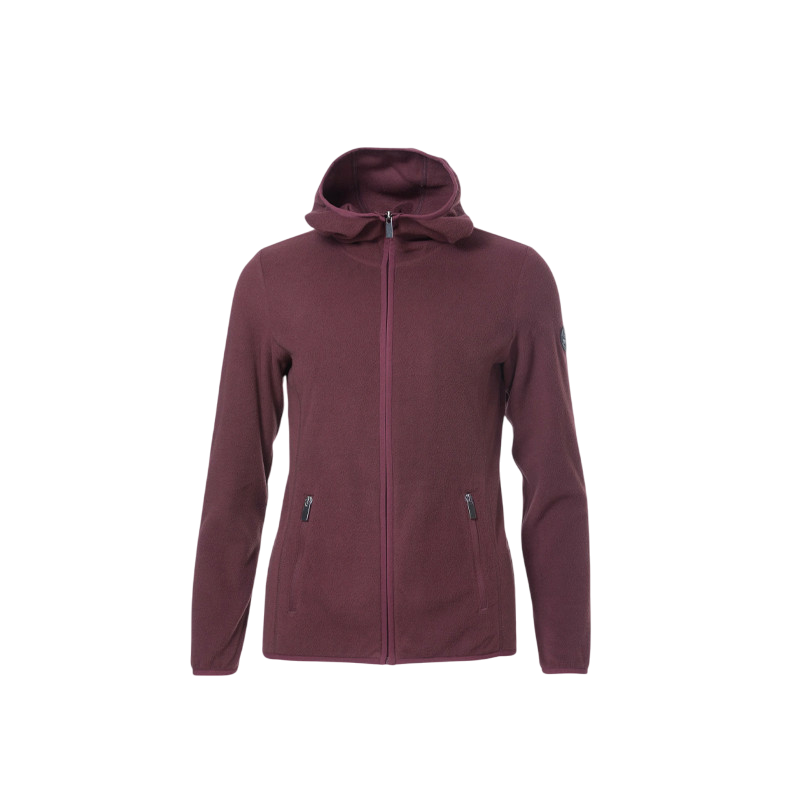 Frauen Fleece Jacke Mia catawba grape