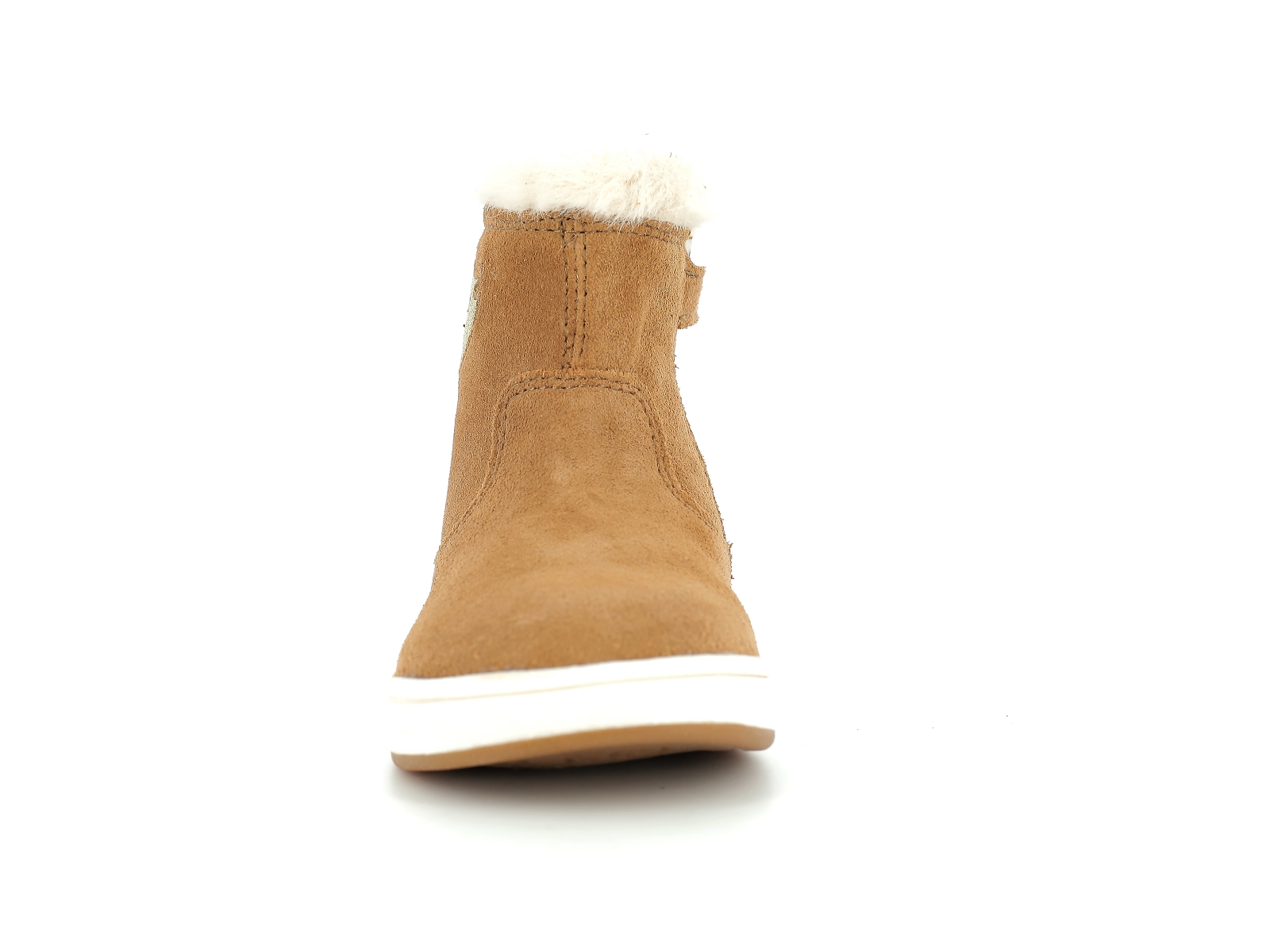 Geox-B TROTTOLA GIRL-B264AA Nubuck Velours Marron