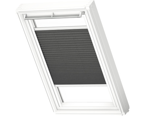 Velux plisségordijn, handmatig, grafietgrijs, effen kleur, FHL C02 1274S