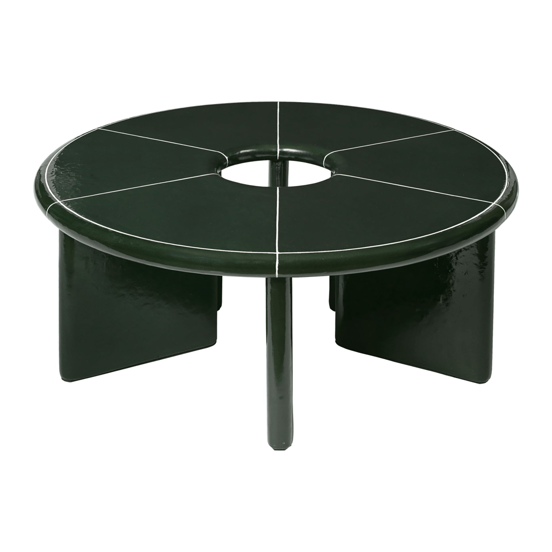 Ferm Living Deya Salontafel - Donkergroen