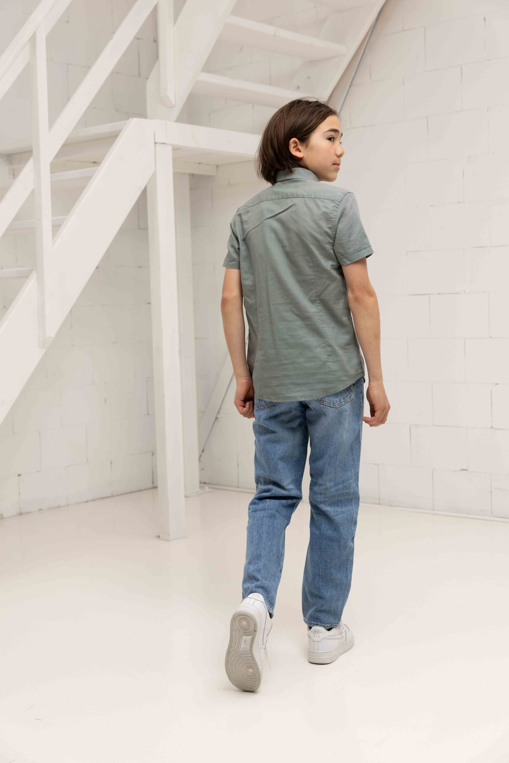 Antony Morato Marrakech Overhemd Kids Groen
