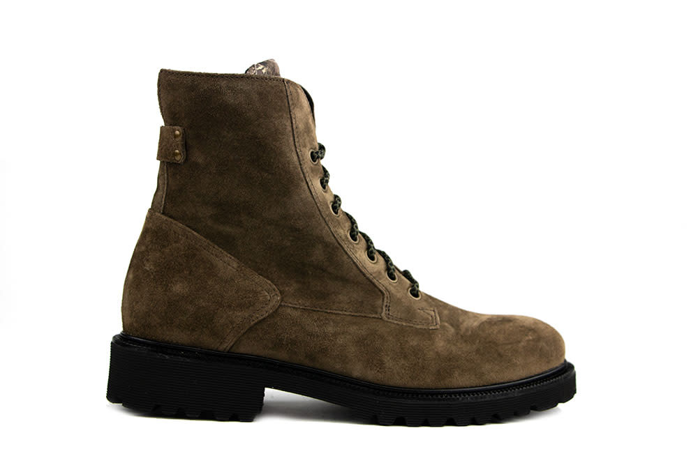 Durea Veterboot Khaki Taupe Suede K-leest