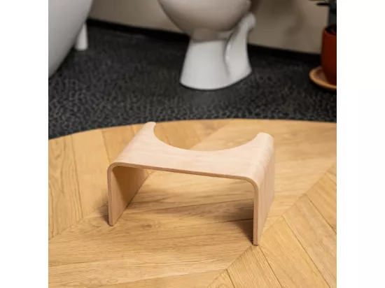 Tabouret physiologique de toilette WELLCARE en bois