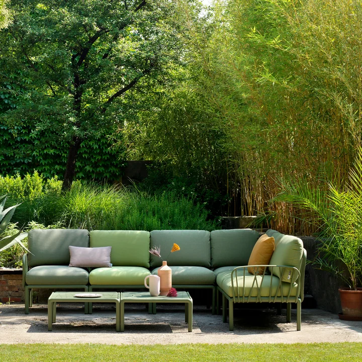 Nardi - Komodo Modulsofa Eckelement, anthrazit / grau