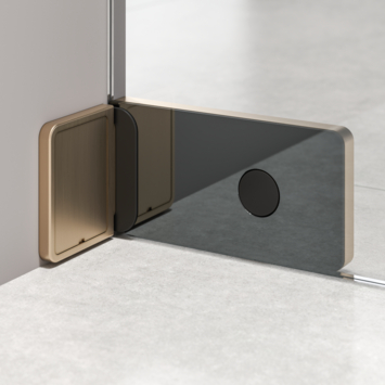 Sealskin Pure Inloopdouche Type A3 120X200 Cm geborsteld goud