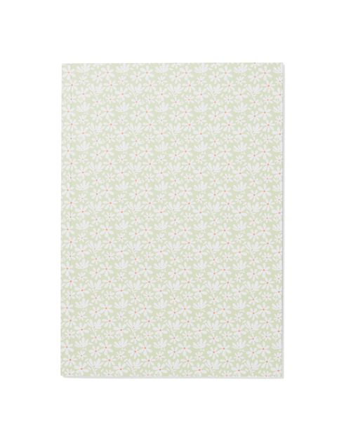 carnet 25.5x18 fleurs