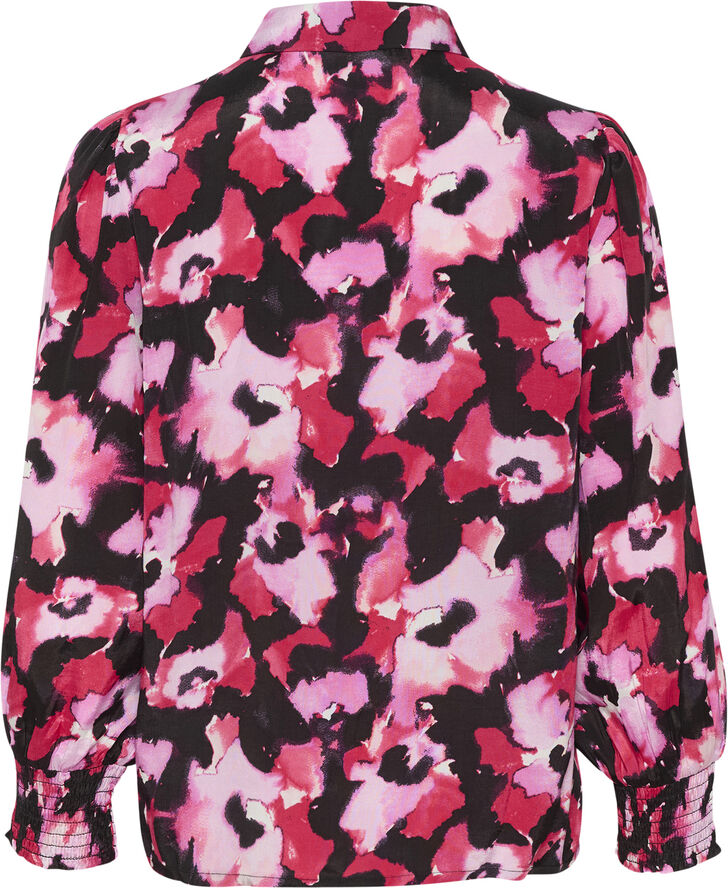 Kaffe KAtanya Shirt 3/4 Sleeve Pink faded flower