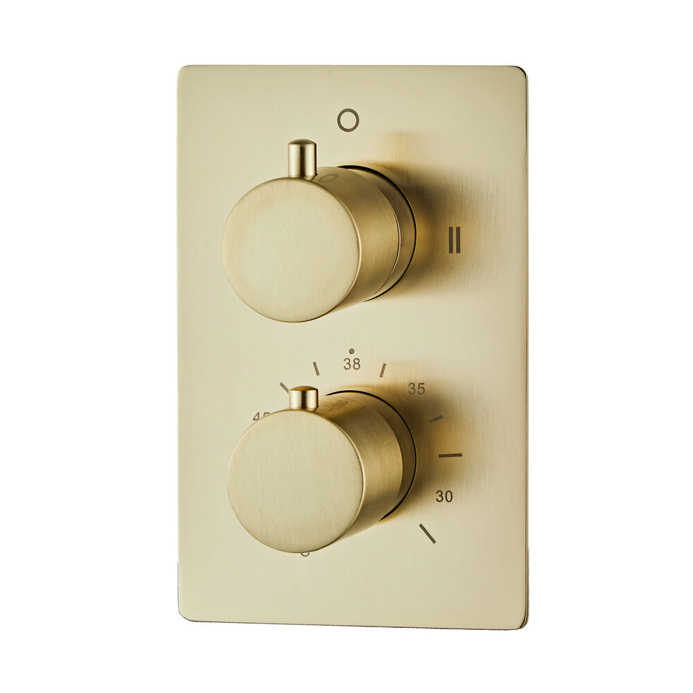 Saniclear Brass Pro inbouw badkraan geborsteld messing / mat goud