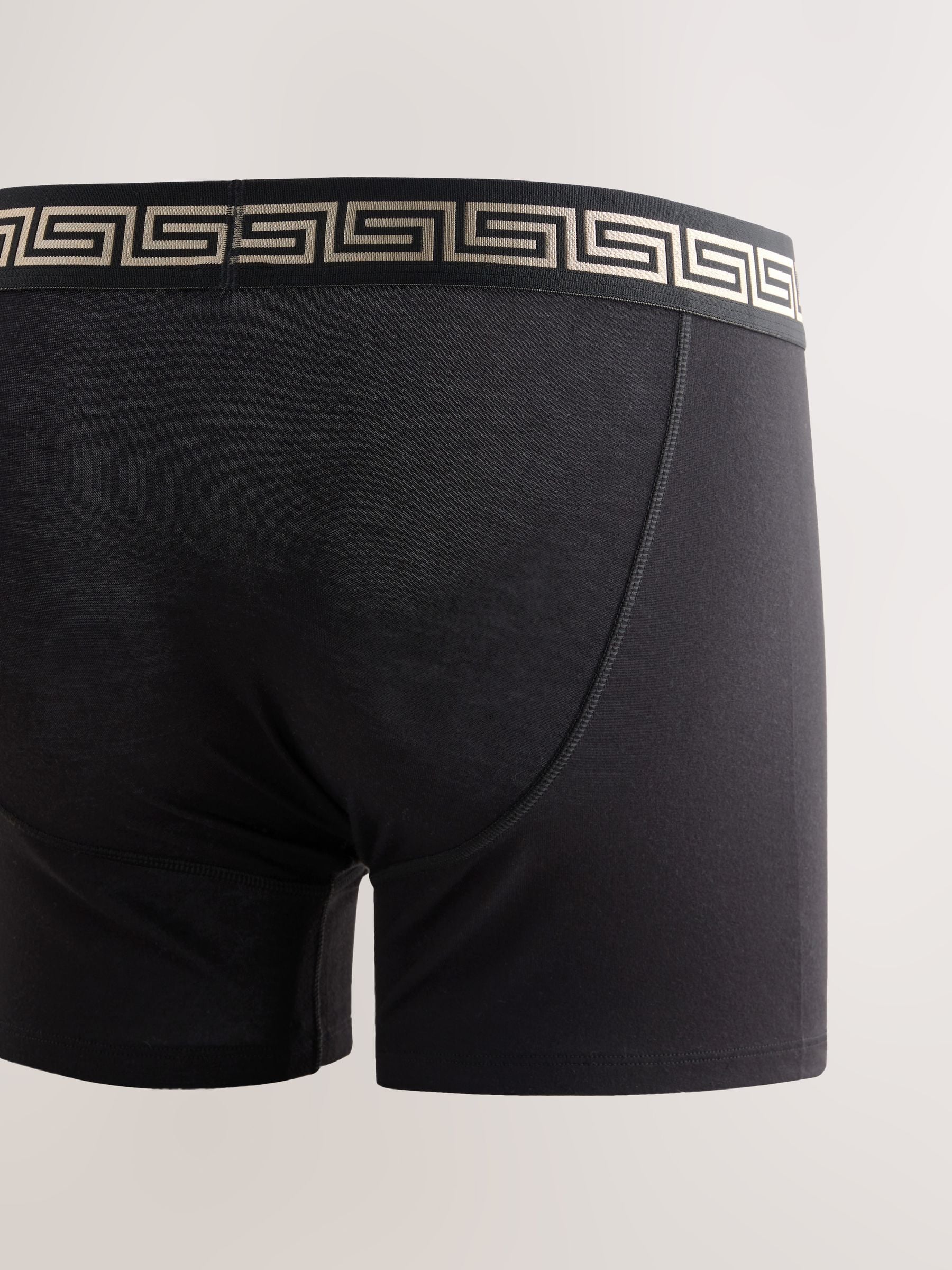 Marineblauw/Paars/Oranje/Naturel - Signature Comfort Zachte Boxershorts