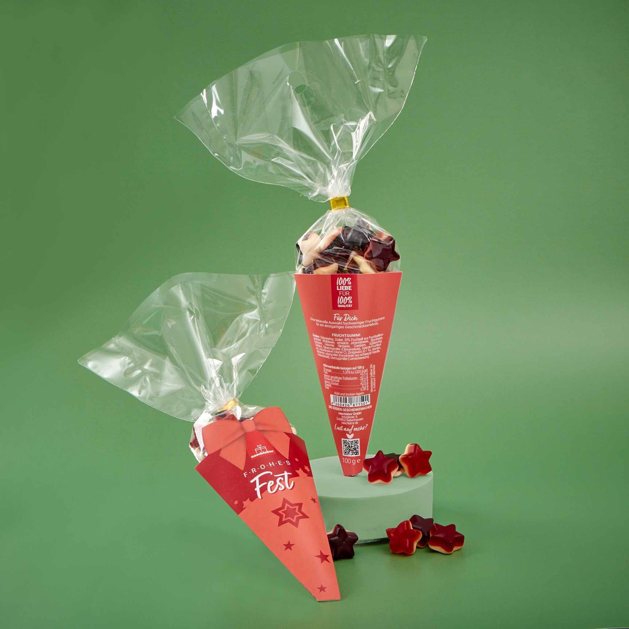 naschlabor Frohes Fest Fruchtgummi