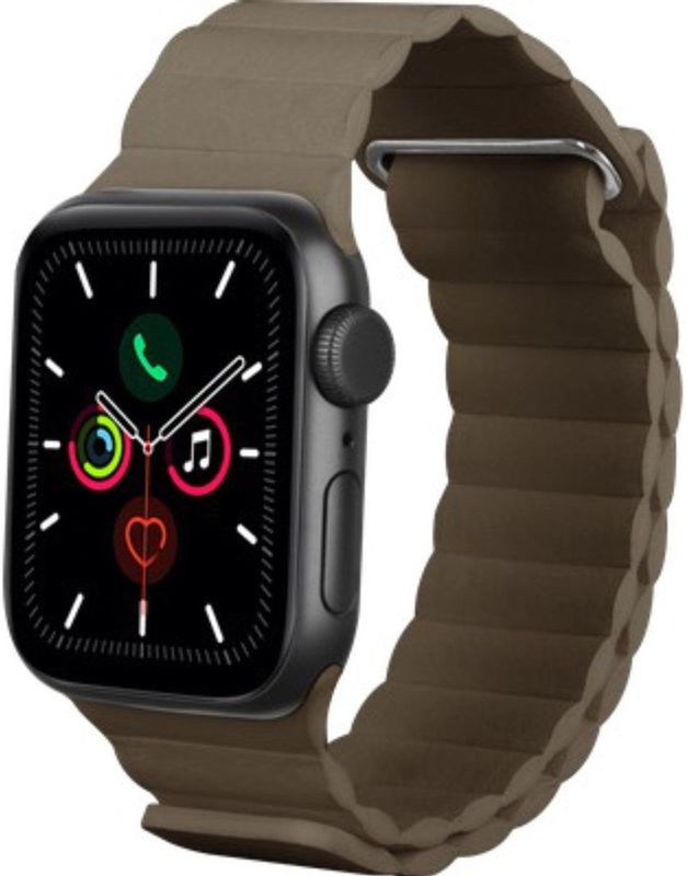 Just In Case - Magfit Strap - Horlogebandje - Bruin - Voor Apple Watch 40-42mm