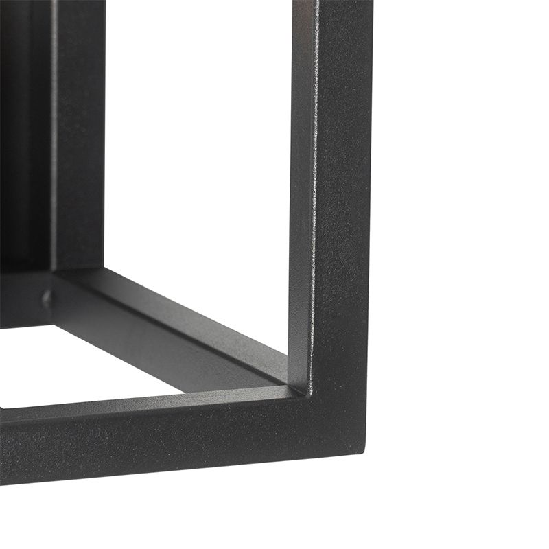 Industriële wandlamp zwart kubus - Cage