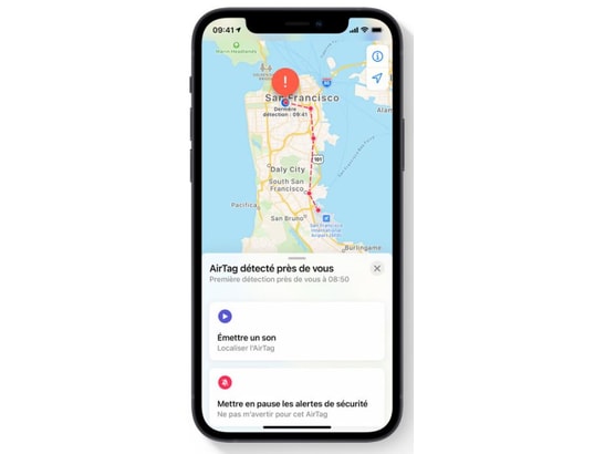 APPLE - Tracker Bluetooth AirTag 1 pièce - MX532ZM