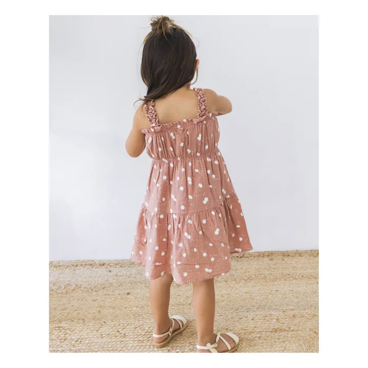 Búho Robe Gaze de Coton Bio Pommes | Terracotta