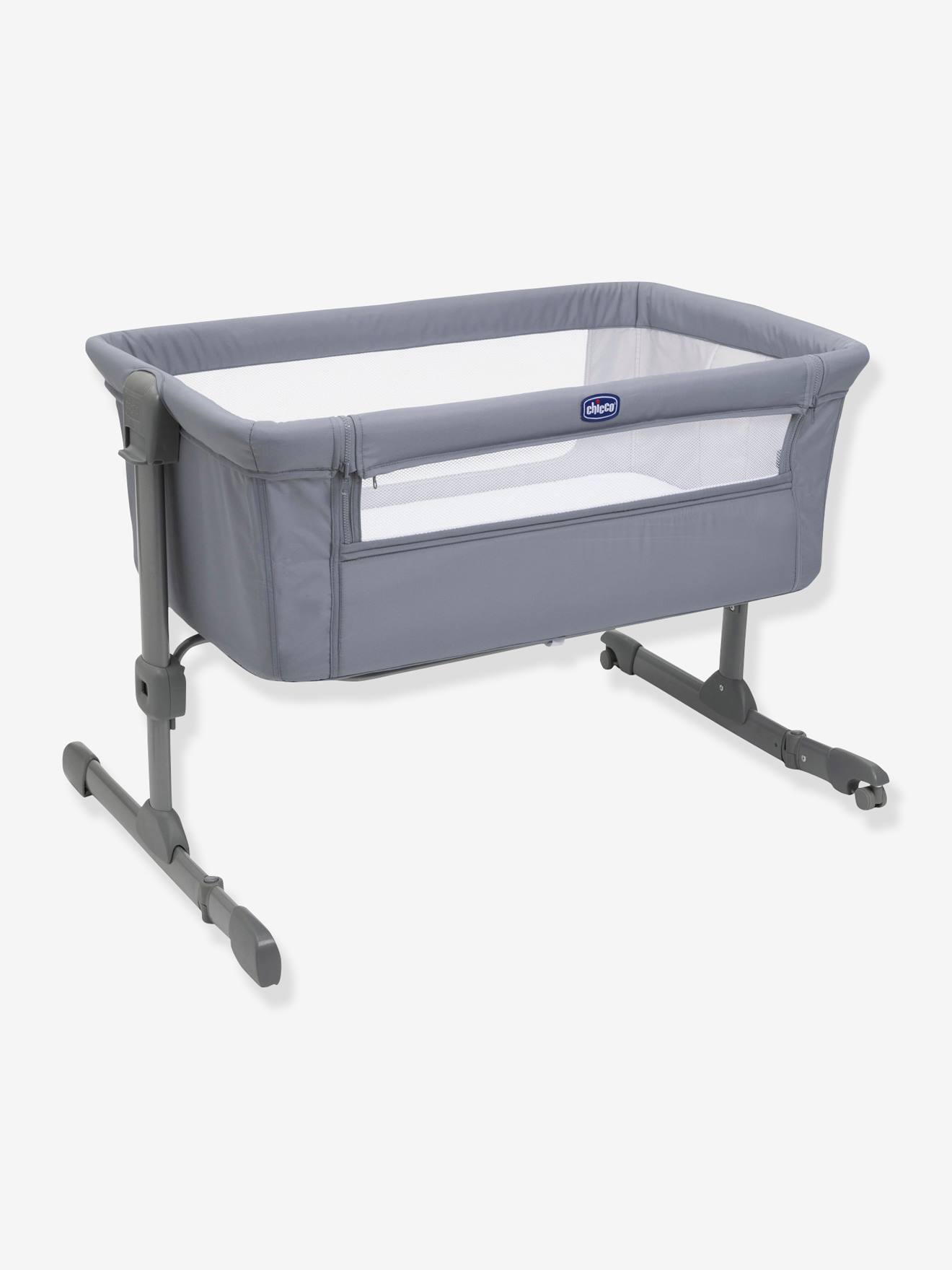 Berço Chicco Next2Me Essential para dormir junto com a família, azul