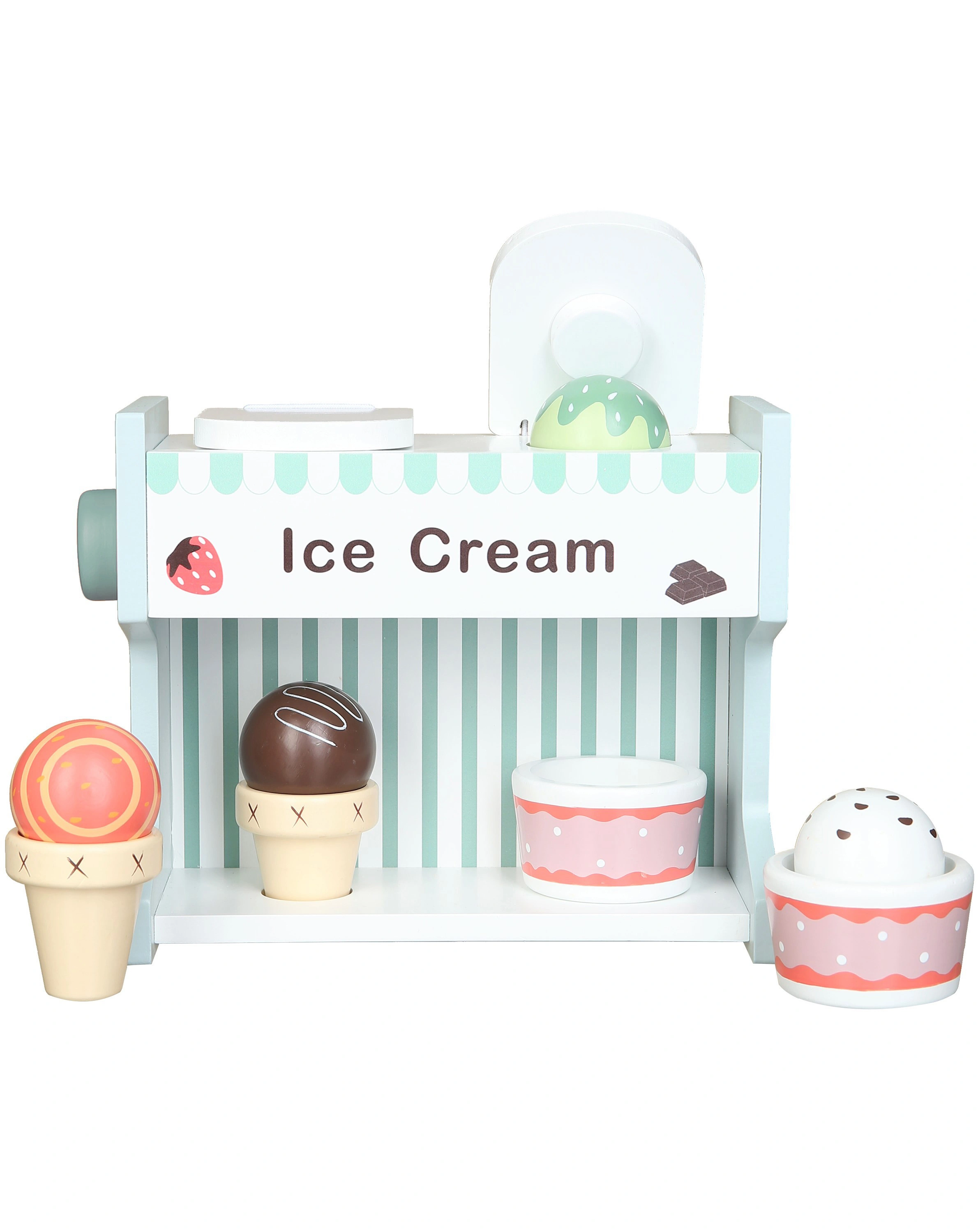 Eismaschine CREAMY aus Holz