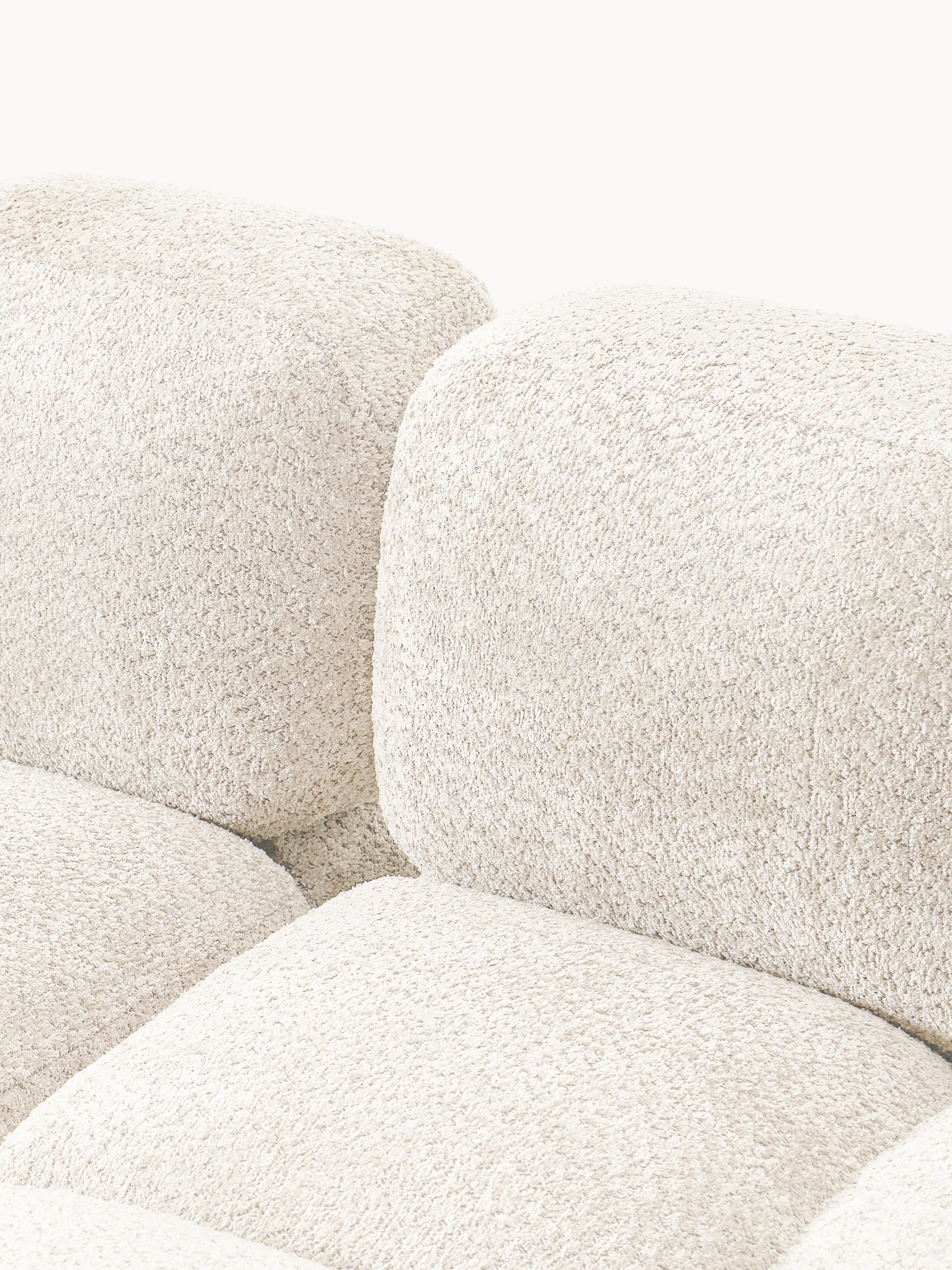 Modulaire bank Tayla (3-zits) van teddy bouclé