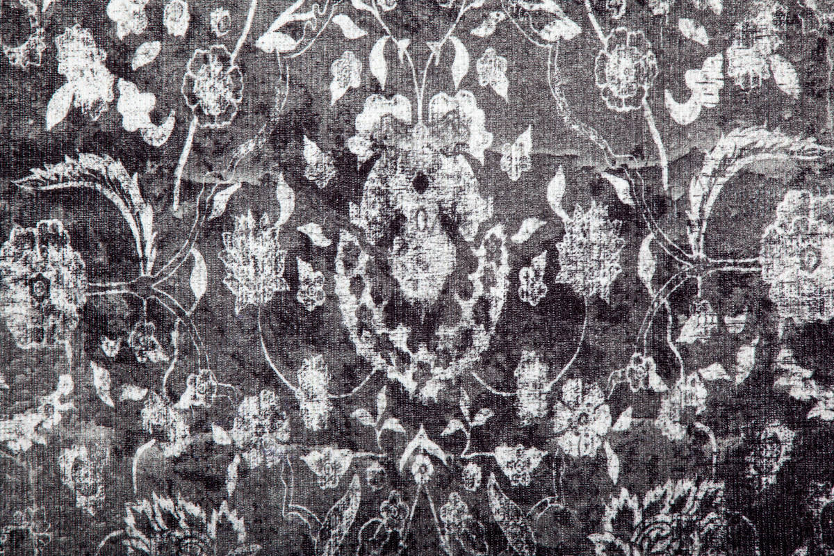 Teppich - grau - Vintage-Look - 140x200 cm