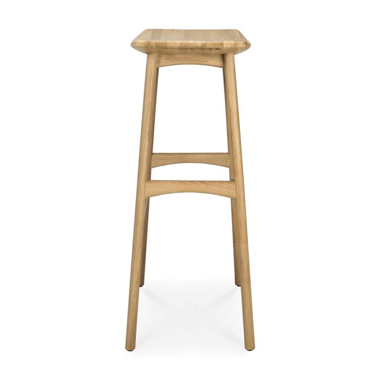 Ethnicraft Osso barkruk 77.5 zwart eiken
