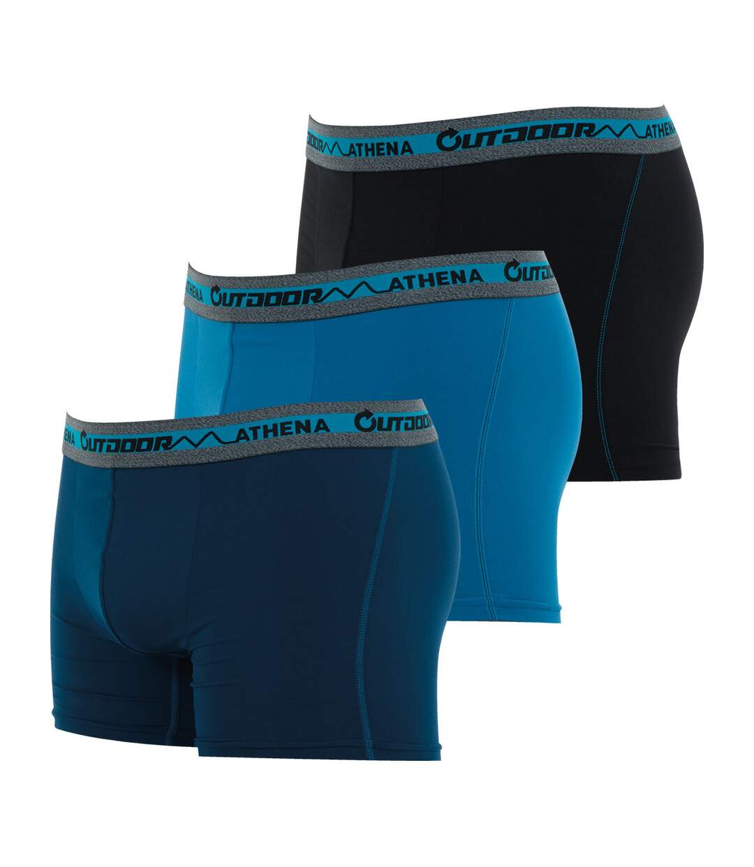 Lot de 3 boxers recyclé homme Outdoor