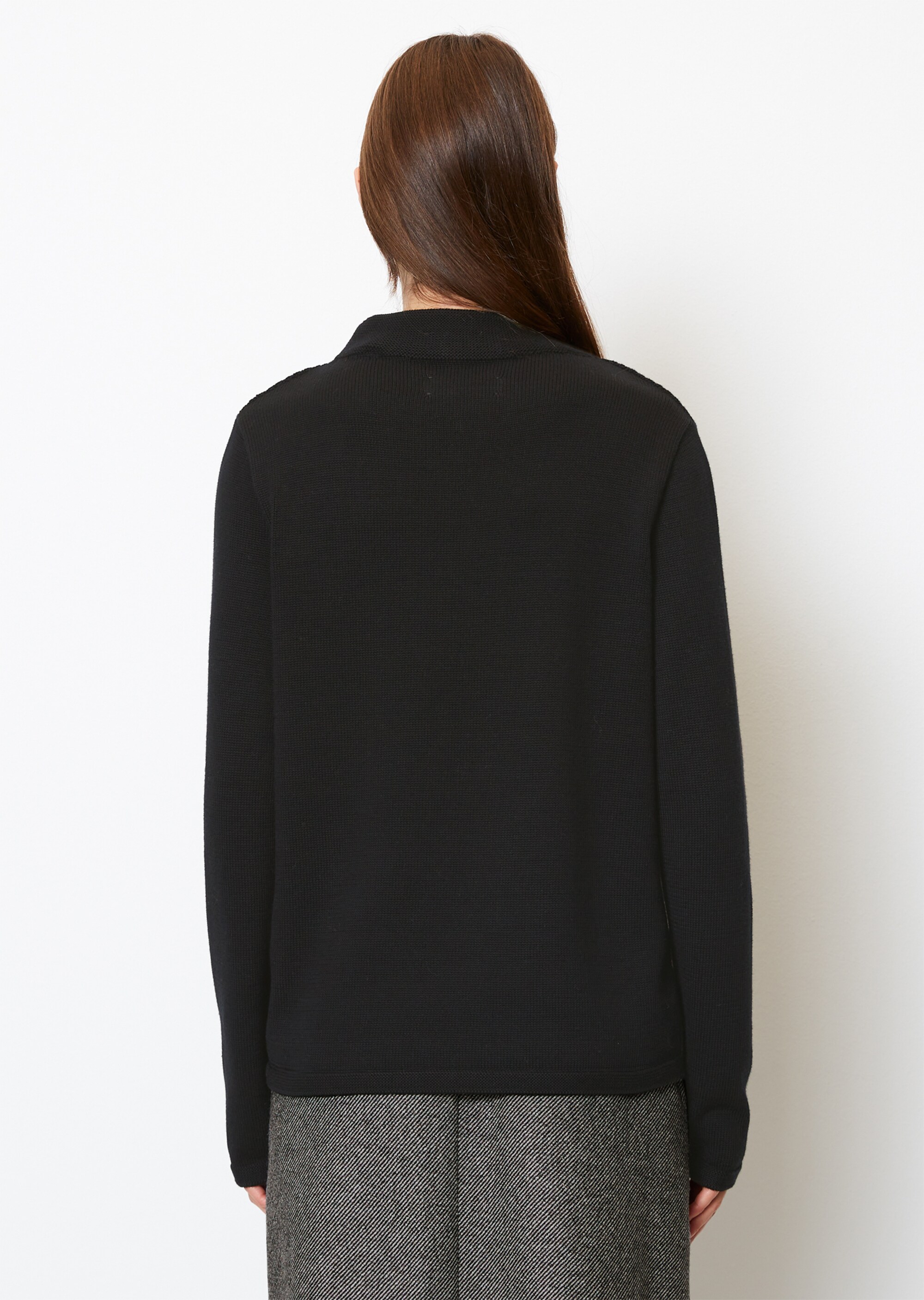 Strickpullover slim aus Organic Cotton