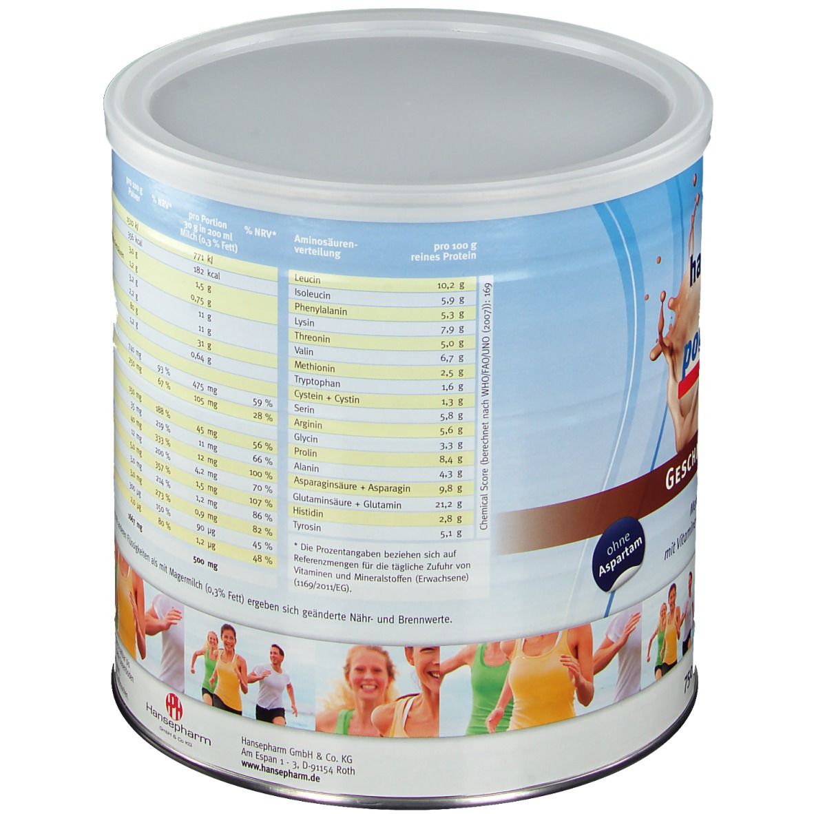 Hansepharm Power Eiweiß Plus Schoko-Geschmack