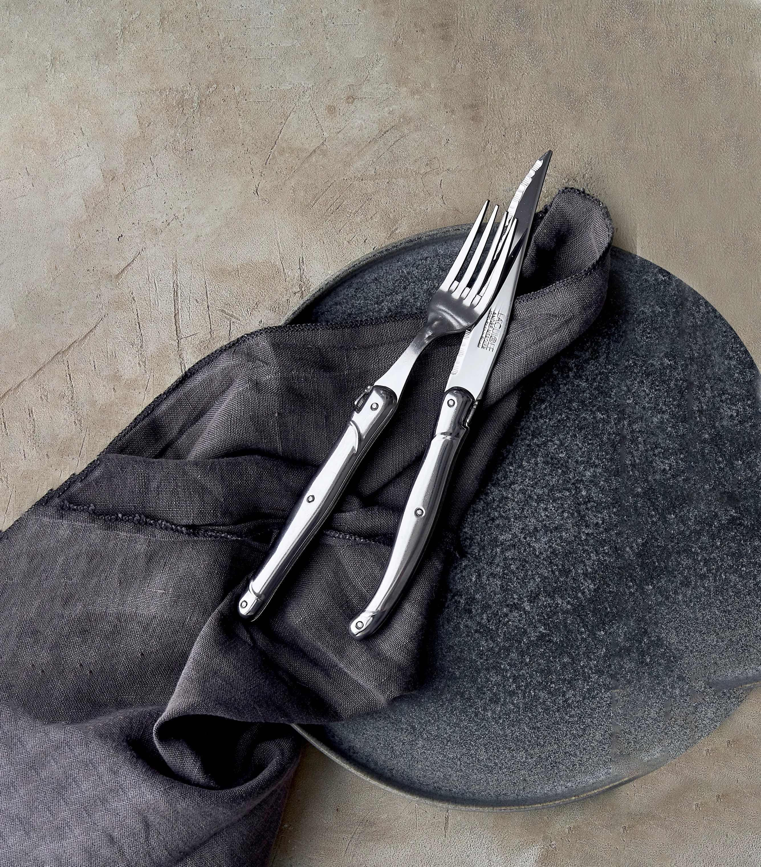 Laguiole Steakkniv Bestiksæt - 6 dele