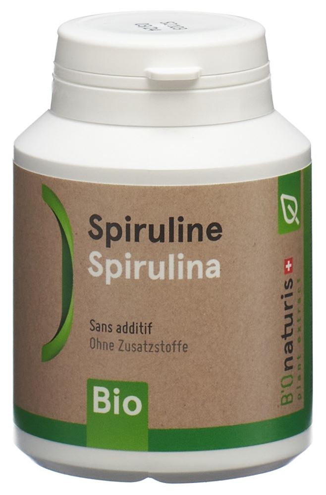 BIONATURIS Spirulina 500 mg<br>180 Stück, Tablette, Bio