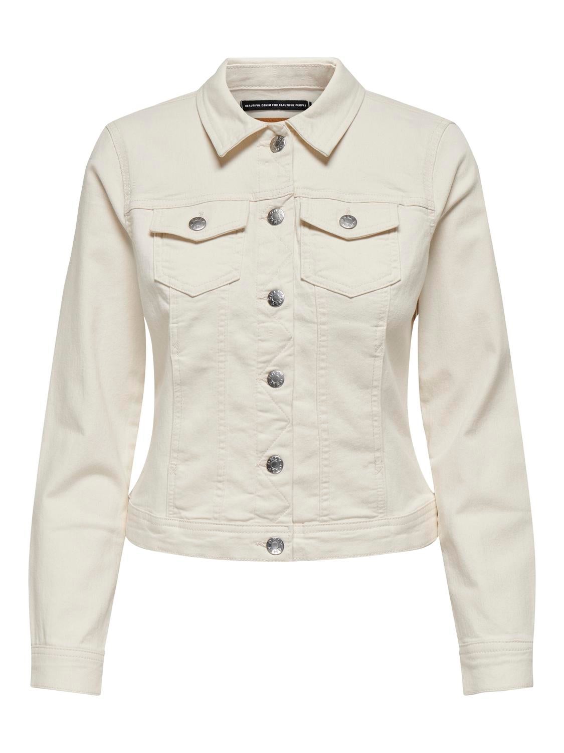 ONLWONDER Jeansjacke Ecru