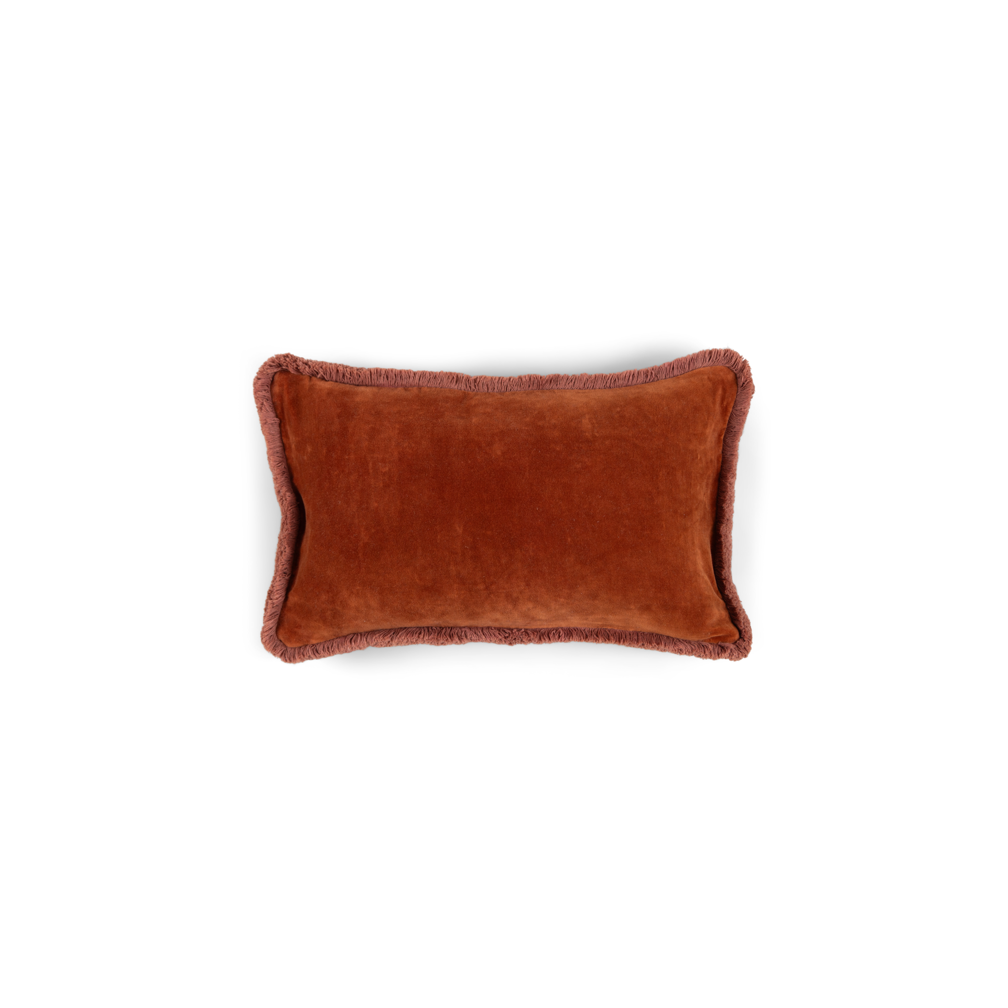 Sierkussen Velvet 50x30 cm rust