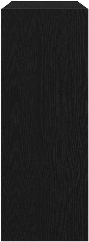 vidaXL - Consoletafel - Zwart - Geengineerd Hout